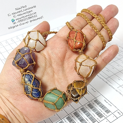 گردنبند مدیتیشن (هفت چاکرا اصل) کد 140262